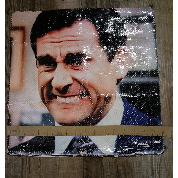 The Office Michael Scott Sequin Pillow Case - Picture 7 of 7
